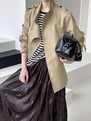 Trench Spring Women Windbreaker Jacket