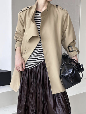 Trench Spring Women Windbreaker Jacket