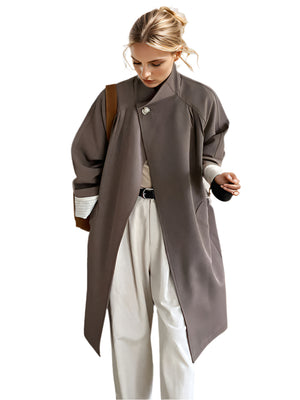 Trench Turtleneck Spring Women Jacket