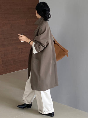 Trench Turtleneck Spring Women Jacket