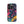 Trendsetting Colorful iPhone Case for iPhone 14 Pro, back view of the colorful cyborg with pink visor sticker-style print