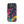 Trendsetting Colorful iPhone Case for iPhone 16 Pro, back view of the colorful cyborg with pink visor sticker-style print