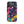 Trendsetting Colorful iPhone Case for iPhone 16 Pro Max, back view of the colorful cyborg with pink visor sticker-style print