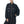 Trendy Black Zip Up Jacket Women - product view on white background