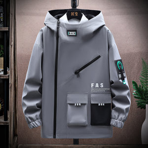 Trendy Handsome Techwear Hoodie