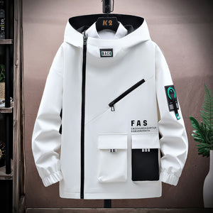 Trendy Handsome Techwear Hoodie