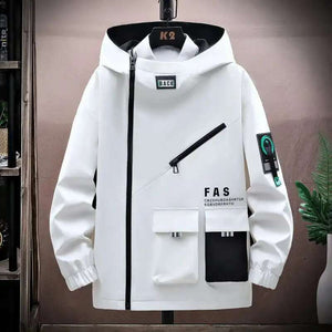 Trendy Handsome Techwear Hoodie