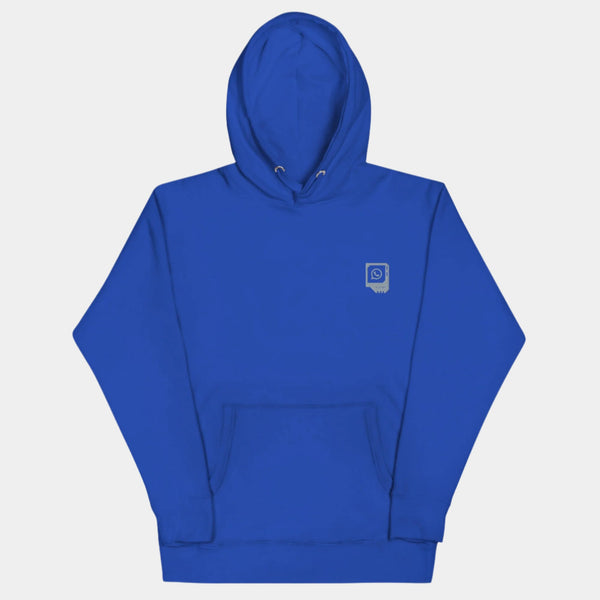 Trendy Team Royal Embroidered Hoodie