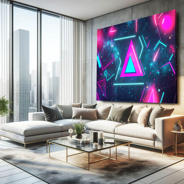 Triangular Cosmos Cyberpunk Art | CYBER TECHWEAR®