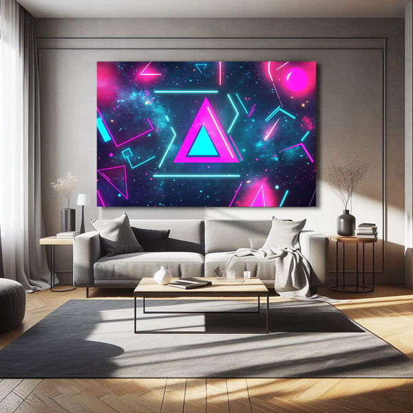 Triangular Cosmos Cyberpunk Art | CYBER TECHWEAR®