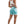 Turquoise Women Shorts Booty - product view on white background