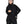 Turtle Neck Black T Shirt Women's