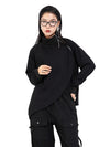 Turtle Neck Black T Shirt Women's