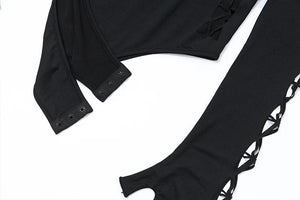 Turtleneck Cut Out Bodysuit