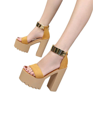 Ultra High Heels Shoes Y2K
