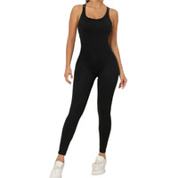 Unitard Scrunch Jumpsuit Sleeveless