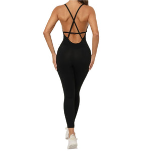 Unitard Sleeveless Backless Summer