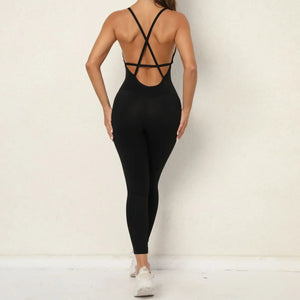 Unitard Sleeveless Backless Summer