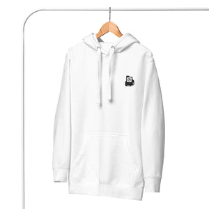 Urban Embroidered White Hoodie