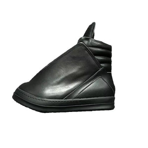 Urban Men Boots Black Cyberpunk