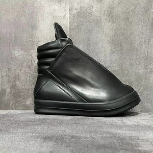 Urban Men Boots Black Cyberpunk