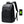 Black hardshell backpack with an external USB charging port and a 17 inch laptop sleeve