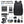 Black backpack with a USB 3.0 port on the side and a slim profile