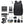 Black backpack with a USB 3.0 port on the side and a slim profile