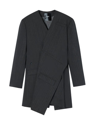 V-neck Asymmetric Jacket Women Spring