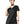 V Neck Black T Shirt Women's