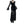 V-neck Long Goth Velvet Dress