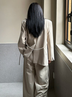 V-neck Women Spring Jacket Suit