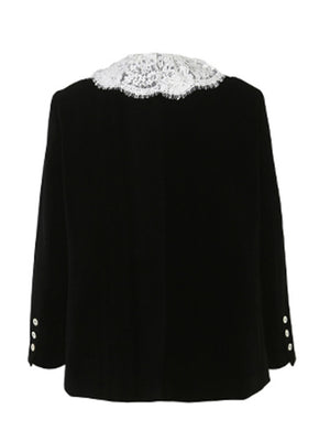 Velvet Blazer Spring Women Jacket