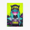 Vibrant Graffiti Cyberpunk Art