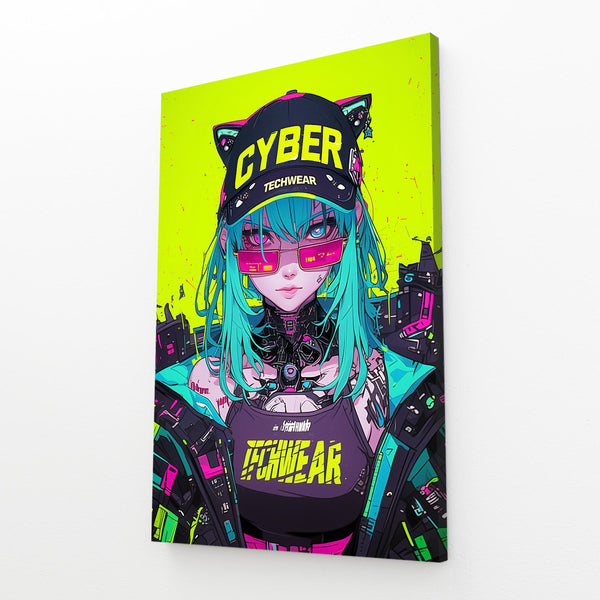 Vibrant Graffiti Cyberpunk Art | CYBER TECHWEAR®