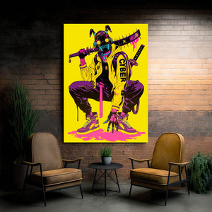 Vibrant Neon Cyberpunk Art | CYBER TECHWEAR®