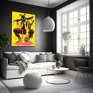 Vibrant Neon Cyberpunk Art | CYBER TECHWEAR®