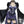 Victoria Purple Gothic Dress - product view on white background