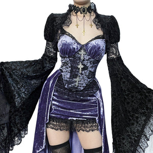 Victoria Purple Gothic Dress