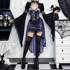 Victoria Purple Gothic Dress