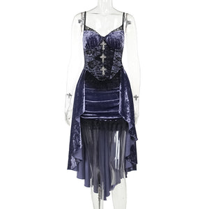 Victoria Purple Gothic Dress