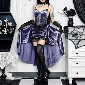 Victoria Purple Gothic Dress