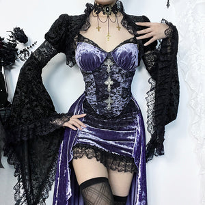 Victoria Purple Gothic Dress