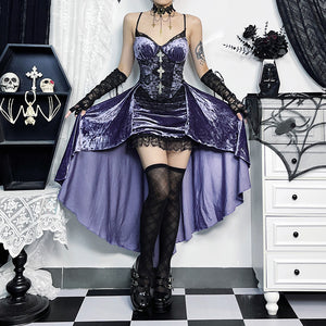 Victoria Purple Gothic Dress