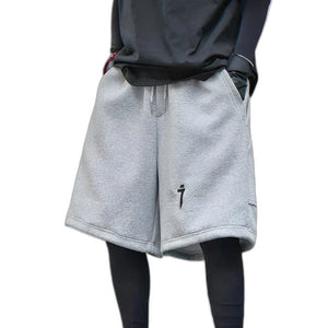 Vintage Baggy Shorts - product view on white background