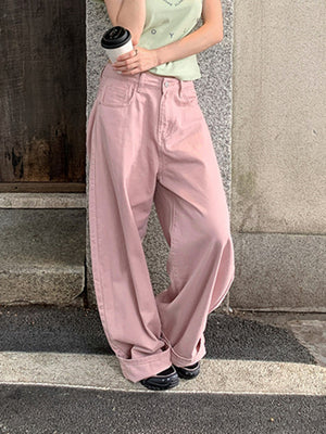 Vintage Buttons Women's Jeans Y2K