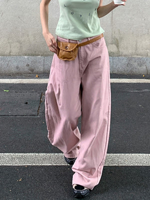 Vintage Buttons Women's Jeans Y2K