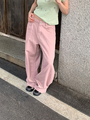 Vintage Buttons Women's Jeans Y2K