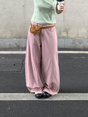 Vintage Buttons Women's Jeans Y2K