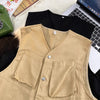 Vintage Cargo Vest Streetwear